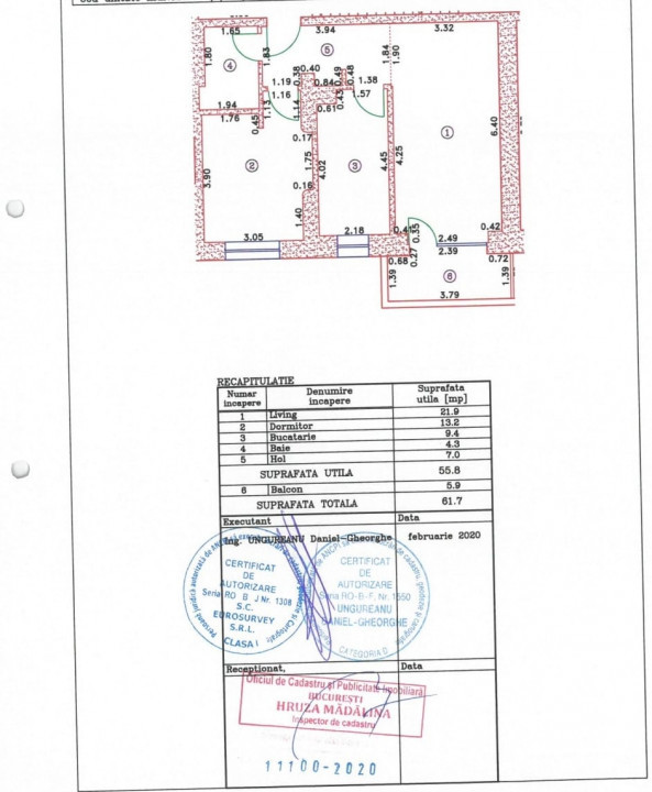 Apartament 2 camere Cortina Academy