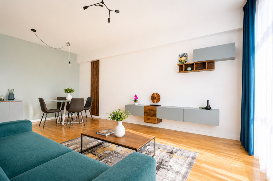 1100 Euro + TVA | Apartament 3 camere – Luxuria Residence