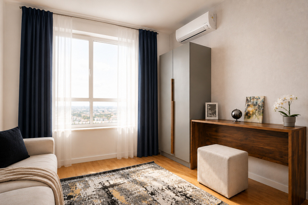 1100 Euro + TVA | Apartament 3 camere – Luxuria Residence