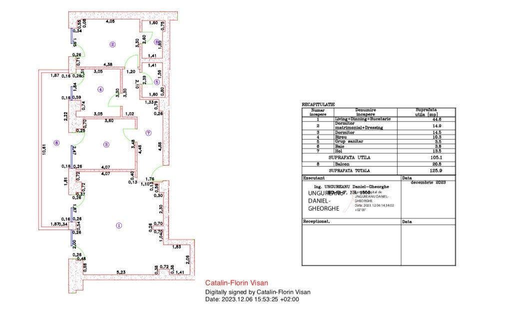 Apartament 4 camere Cortina 126