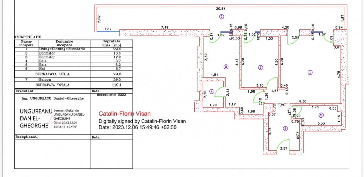 Apartament 3 camere Cortina 126