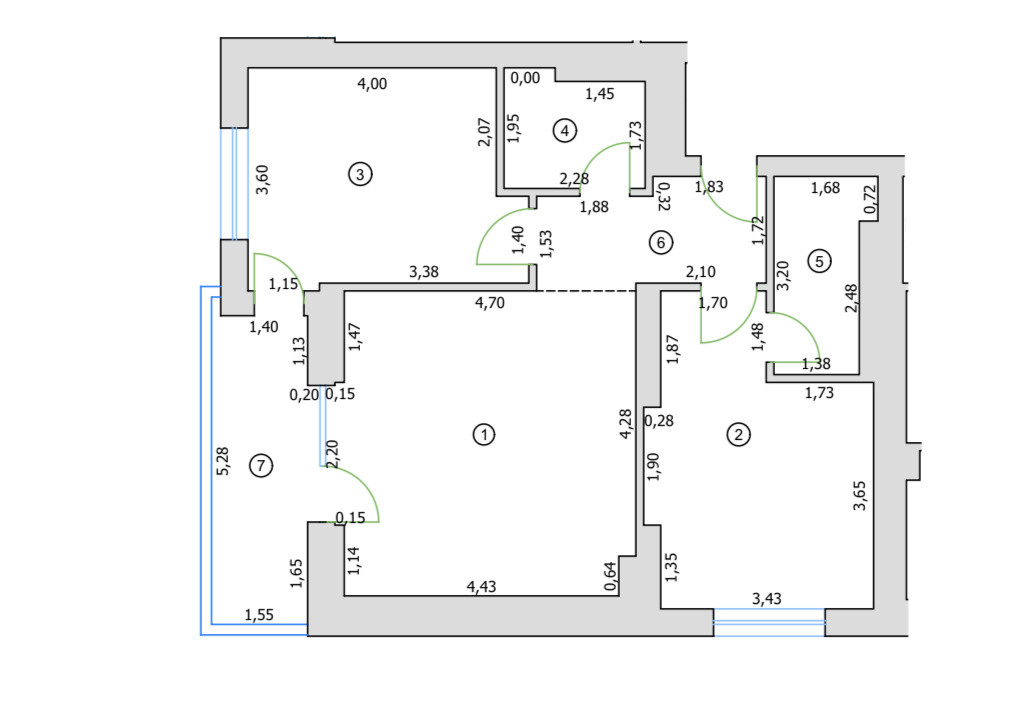 Apartament 3 camere Cortina North