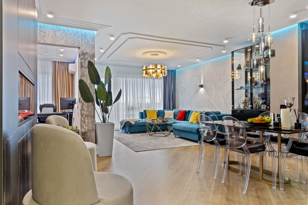 Luxury Penthouse Style Designer Apartment - 104mp - Smart Home - Terasa - 4City